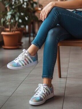 EUC K-Swiss Classic LX Iridescent Sneakers